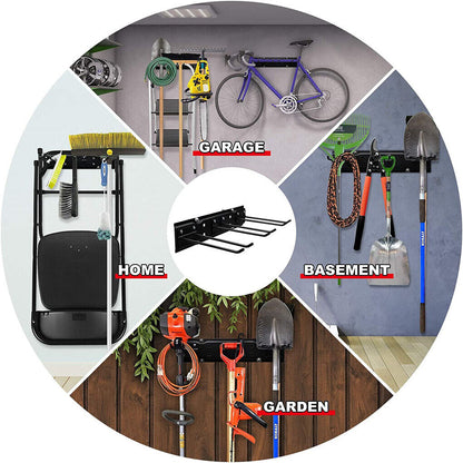 Wall Mounted Tool Rack Heavy Duty Garage Organizer V178-66774