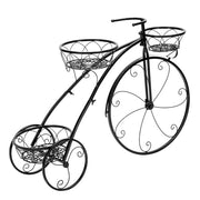 Iron Bicycle Plant Stand Rack Indoor Outdoor Garden V178-66775