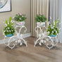 Set of 2 Plant Stand Wedding Garden Flower Shelf Rack V178-66778