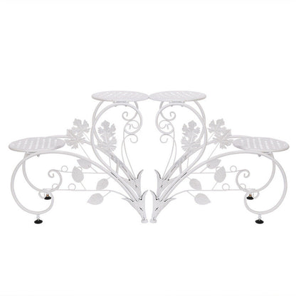 Set of 2 Plant Stand Wedding Garden Flower Shelf Rack V178-66778