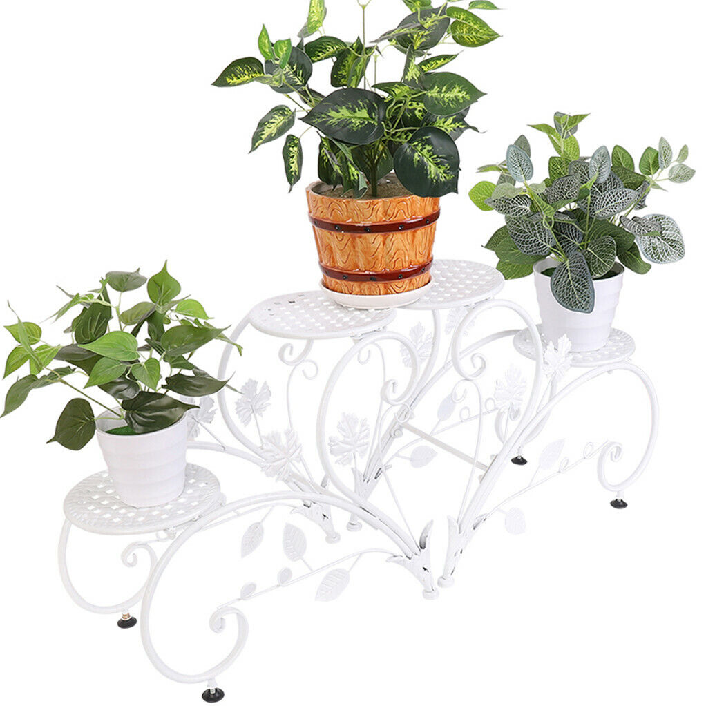 Set of 2 Plant Stand Wedding Garden Flower Shelf Rack V178-66778