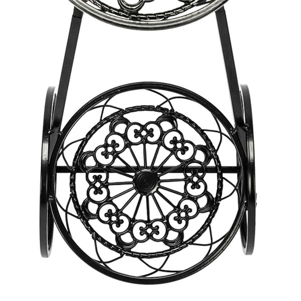 3-Tier Iron Bicycle Plant Stand Rack Tricycle Planter V178-66787