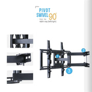 Articulating TV Wall Mount Bracket 32-56 Corner Rack Holder V178-66788