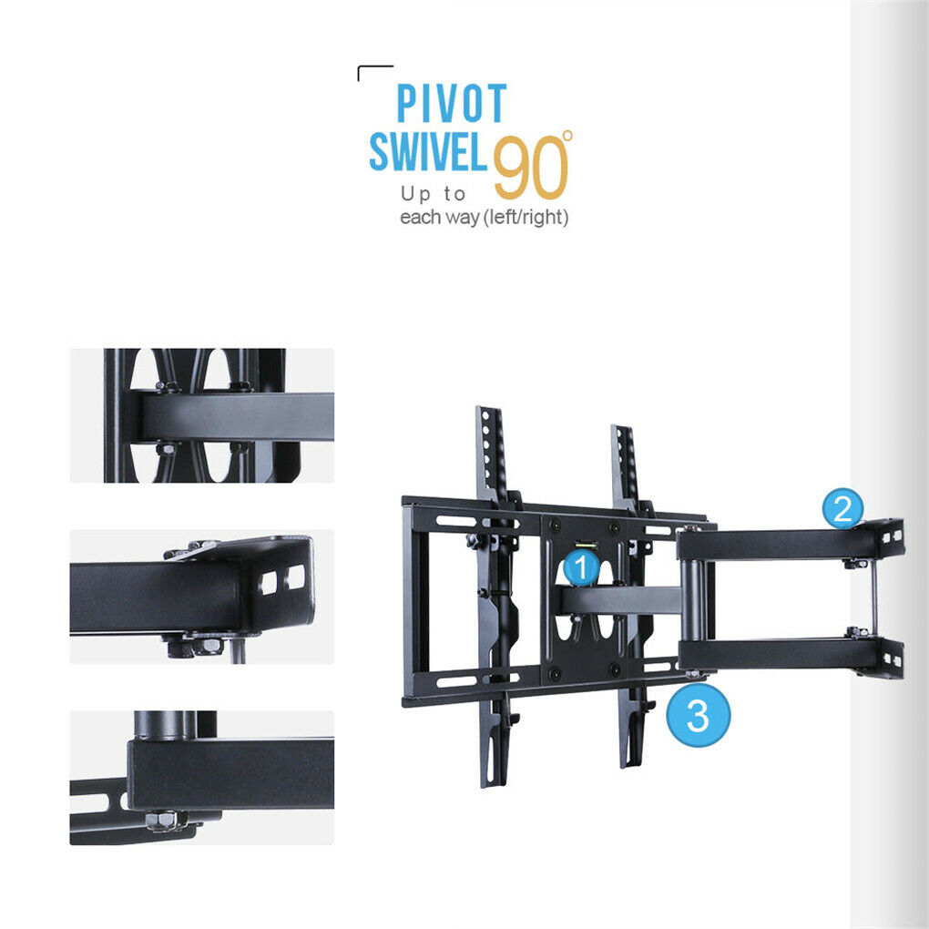 Articulating TV Wall Mount Bracket 32-56 Corner Rack Holder V178-66788