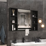 Bathroom Mirrored Cabinet Wall Storage Organizer V178-66790