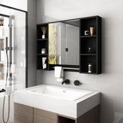 Bathroom Mirrored Cabinet Wall Storage Organizer V178-66790