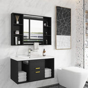 Bathroom Mirrored Cabinet Wall Storage Organizer V178-66790
