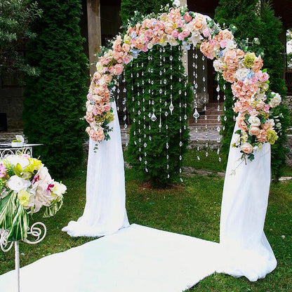 Metal Wedding Arch Garden Arbor Floral Stand Indoor/Outdoor V178-66791
