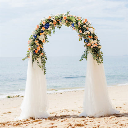 Metal Wedding Arch Garden Arbor Floral Stand Indoor/Outdoor V178-66791