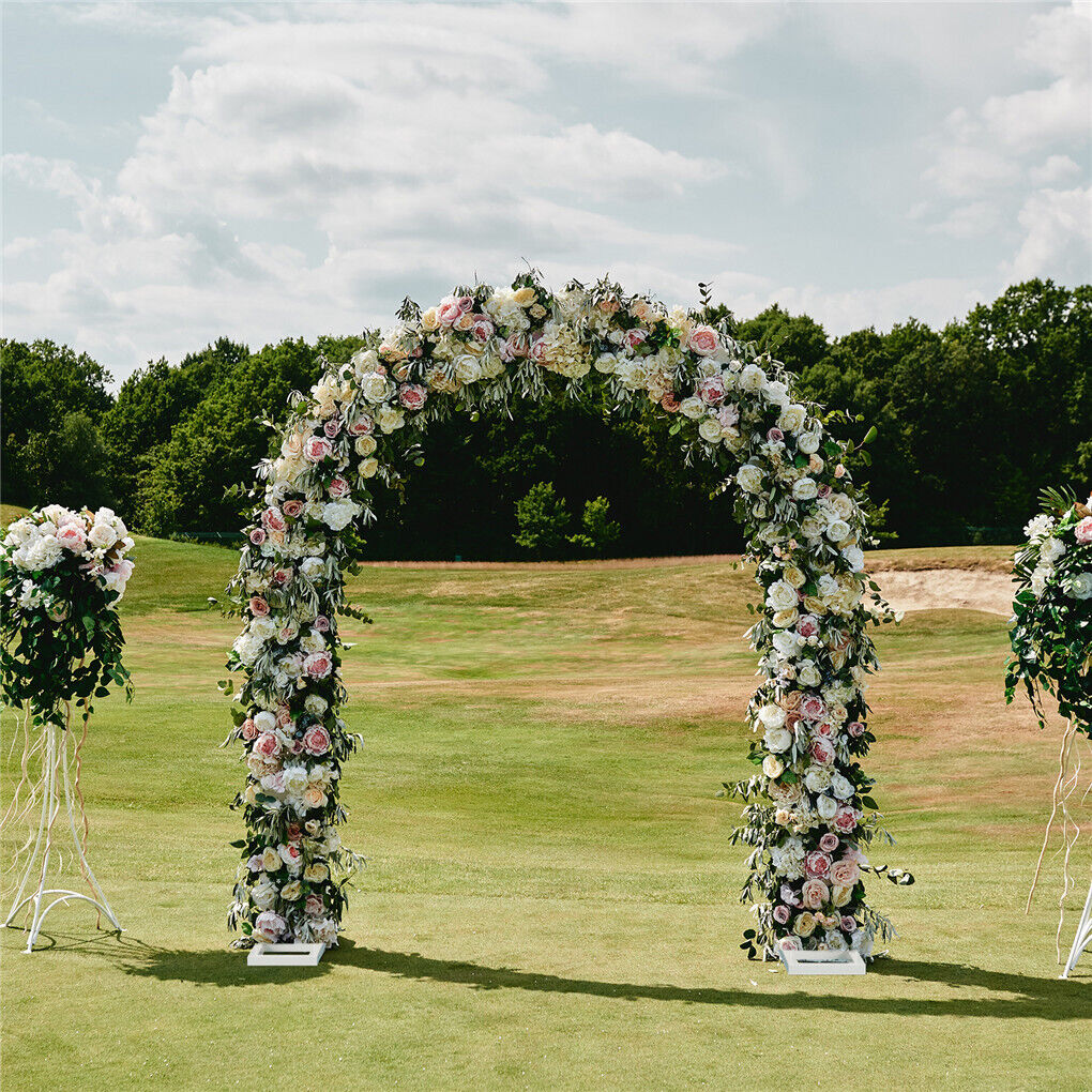 Metal Wedding Arch Garden Arbor Floral Stand Indoor/Outdoor V178-66791
