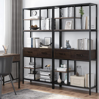 Rustic Accent Bookshelf 90CM Wide Plant Display Rack V178-66793