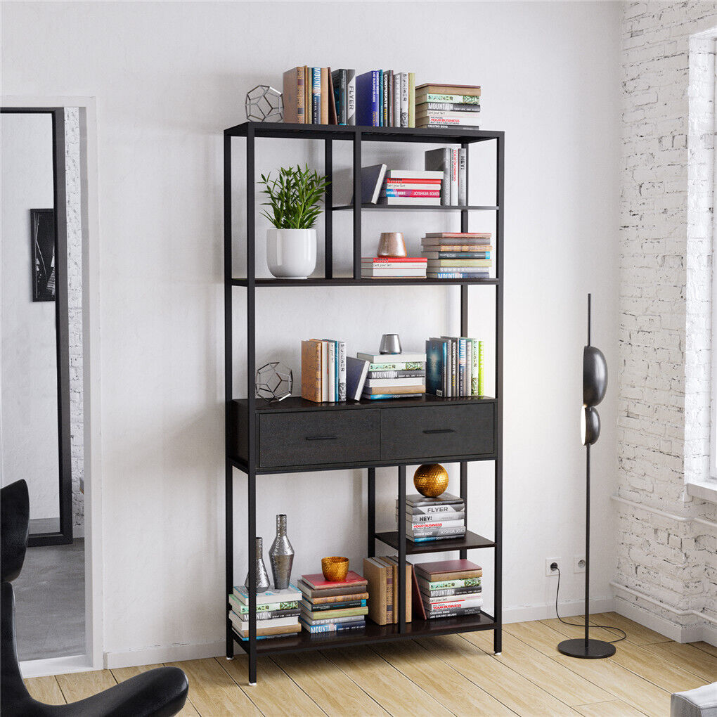 Rustic Accent Bookshelf 90CM Wide Plant Display Rack V178-66793