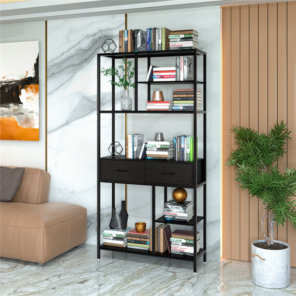 Rustic Accent Bookshelf 90CM Wide Plant Display Rack V178-66793