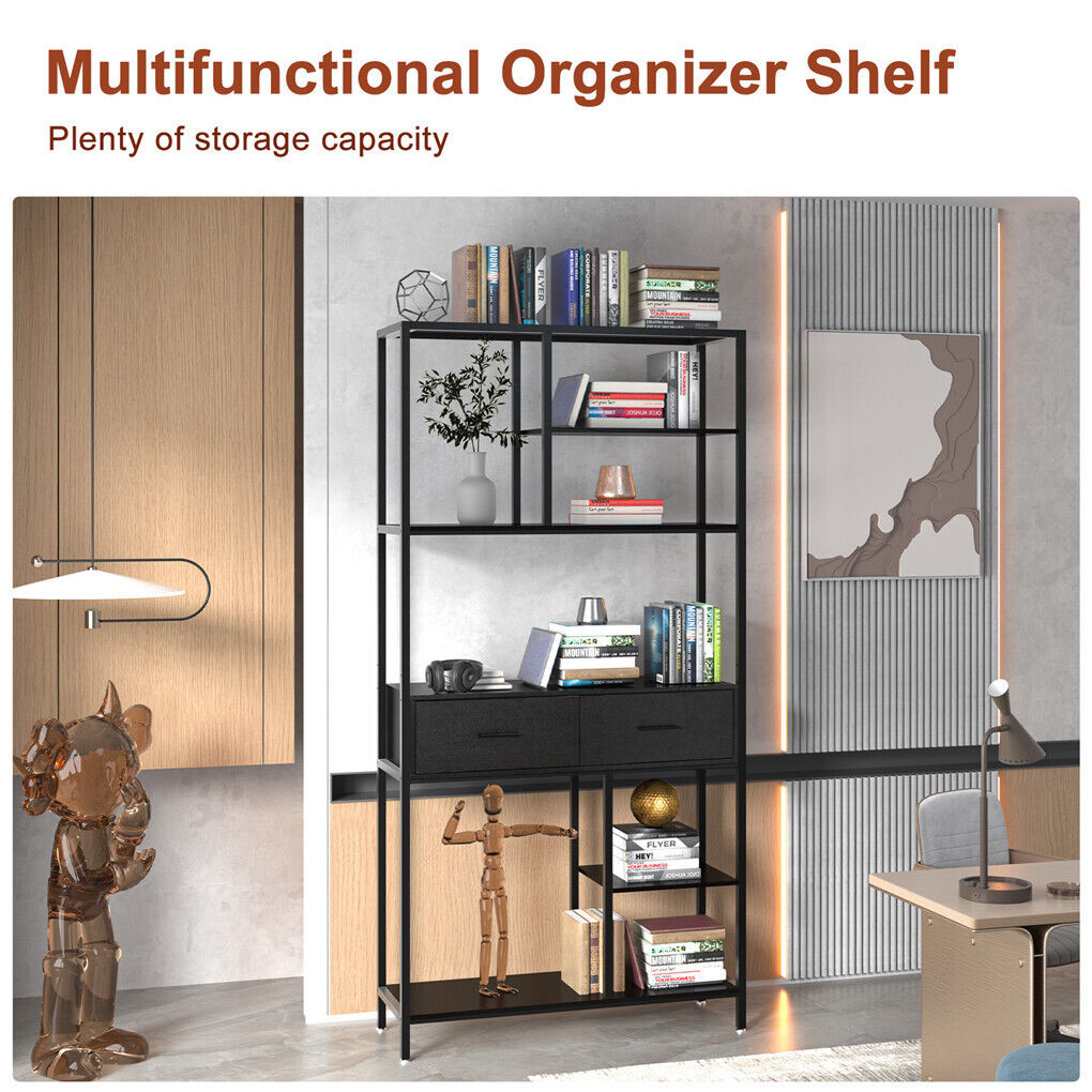 Rustic Accent Bookshelf 90CM Wide Plant Display Rack V178-66793