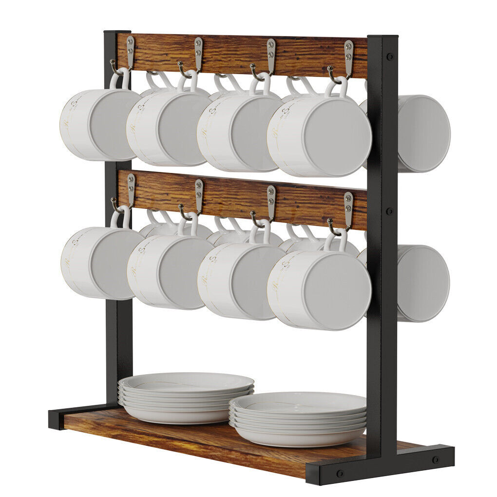 Coffee Mug Holder Stand 43.5cm High, 42cm Wide Kitchen Organizer V178-66796