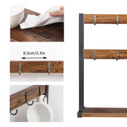 Coffee Mug Holder Stand 43.5cm High, 42cm Wide Kitchen Organizer V178-66796