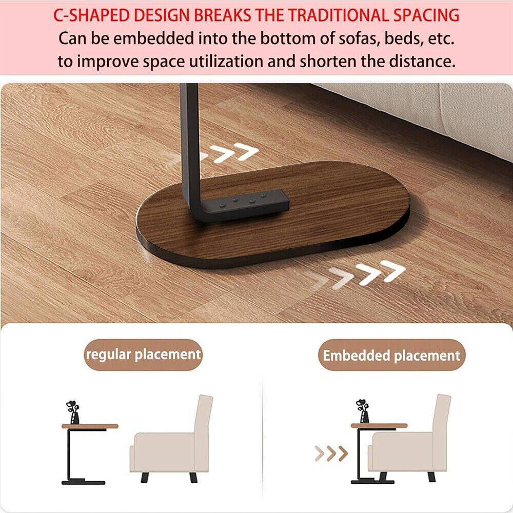 Modern Coffee Side End Table Desk Bedside Sofa Tea Tables Wooden Metal V178-66799