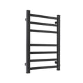 Aluminium Heated Towel Rail 7-Bar Electric Warmer Black V178-66800