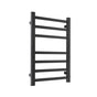 Aluminium Heated Towel Rail 7-Bar Electric Warmer Black V178-66800