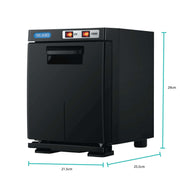 5L Mini UV Sterilizer Cabinet Electric Towel Warmer Black V178-66802