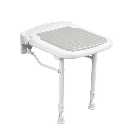 Wall-Mount Foldable Shower Chair, Adjustable, Non-Slip Feet V178-66807