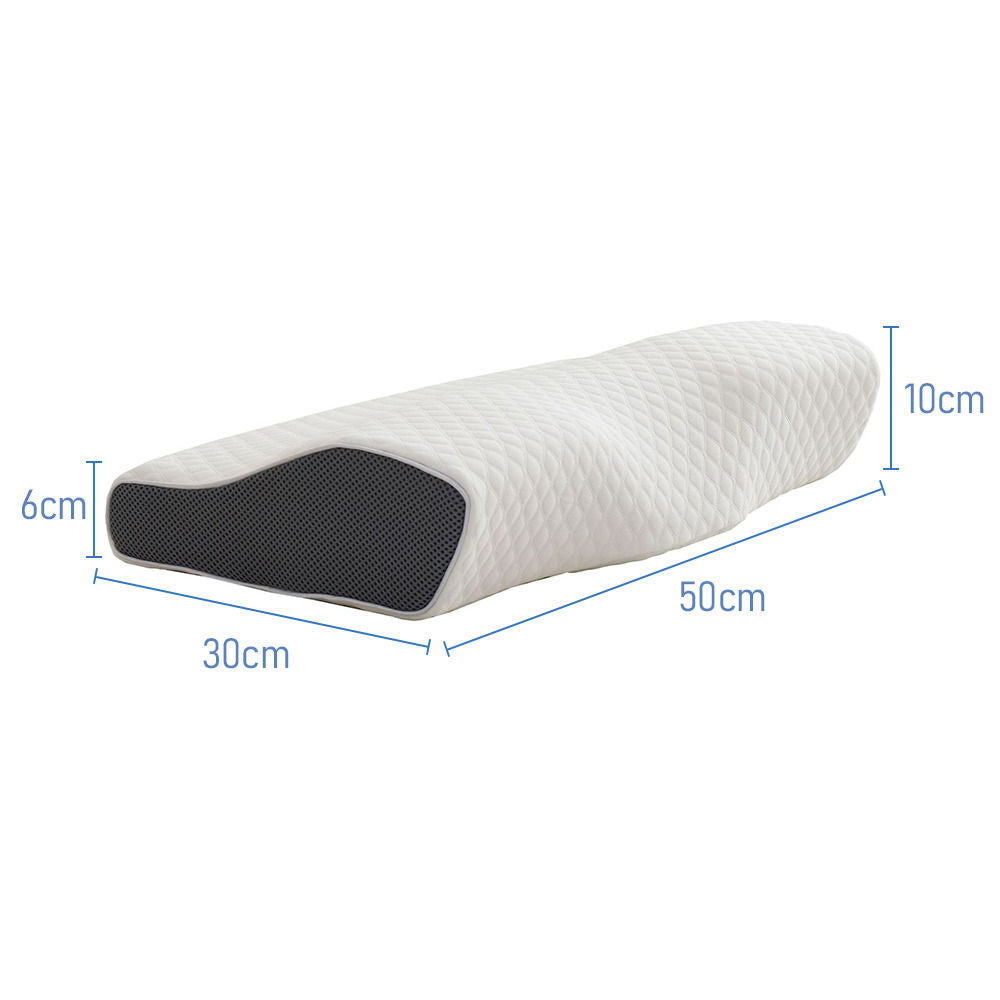 Cervical Memory Foam Pillow Butterfly Shape Standard Anti Snore V178-66808