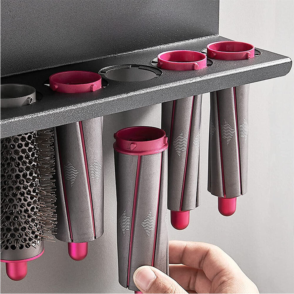 Black Space Aluminum Wall Mount Holder for Dyson Airwrap V178-66809