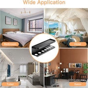 Black Space Aluminum Wall Mount Holder for Dyson Airwrap V178-66809