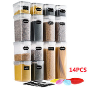 28-Piece Airtight Kitchen Pantry Storage Containers with Lids V178-66813