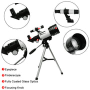 150x Zoom HD Digital Telescope 70mm Aperture Unmounted V178-66818
