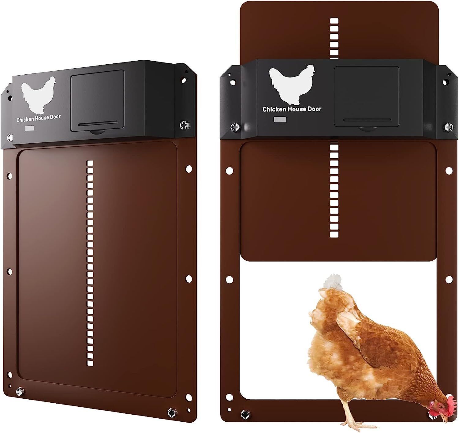 Automatic Chicken Coop Door Opener Solar Timer Sensor LCD AU V178-66819