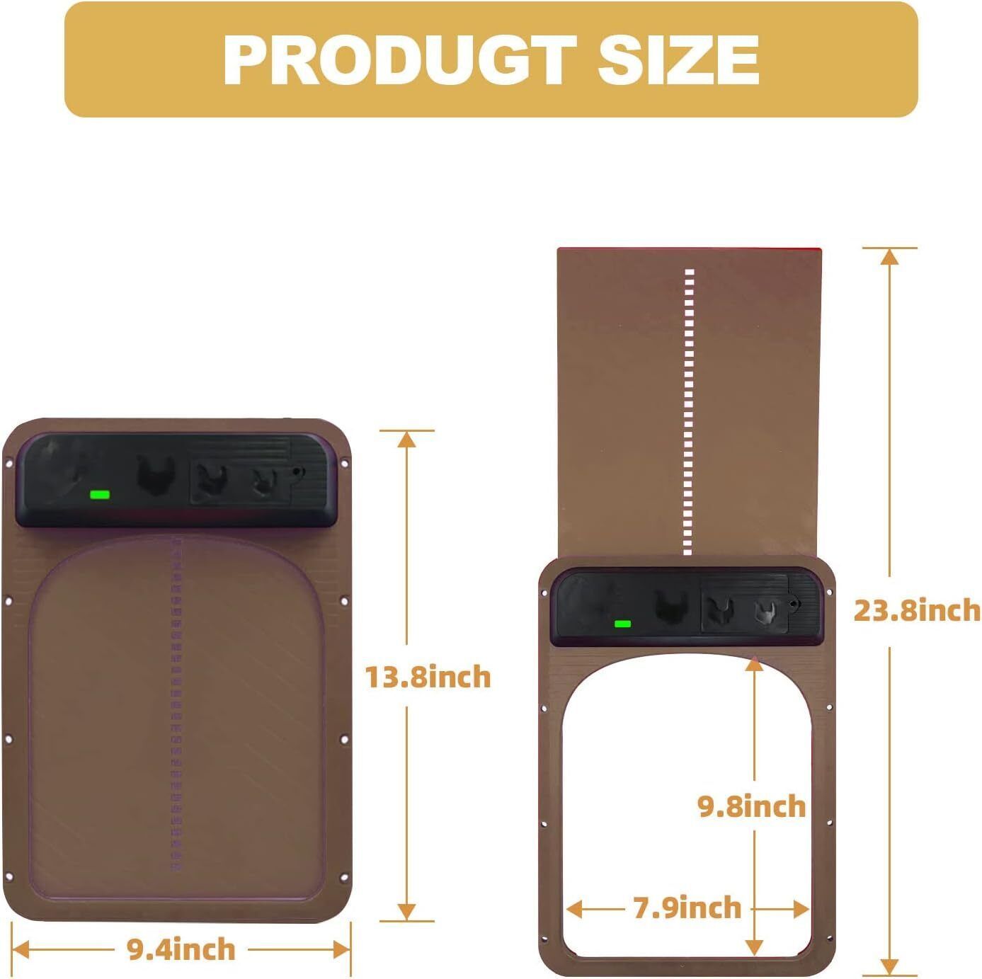 Automatic Chicken Coop Door Opener Solar Timer Sensor LCD AU V178-66819