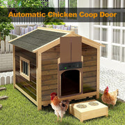 Automatic Chicken Coop Door Opener Solar Timer Sensor LCD AU V178-66819