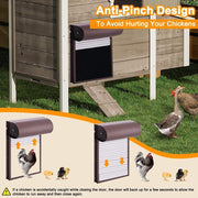 Automatic Chicken Coop Door Opener with Gate Light Sensor Remote V178-66820