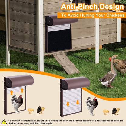 Automatic Chicken Coop Door Opener with Gate Light Sensor Remote V178-66820