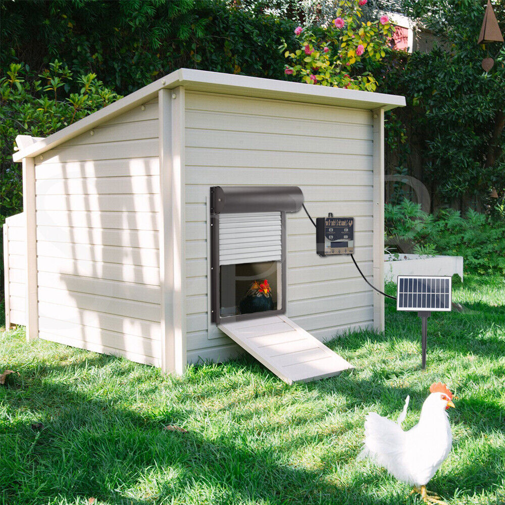 Automatic Chicken Coop Door Opener with Gate Light Sensor Remote V178-66820
