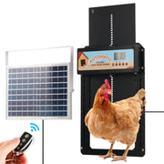 Automatic Chicken Coop Door Solar/Battery/AC 6W Aluminum Copper V178-66821
