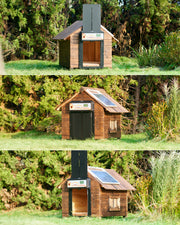 Automatic Chicken Coop Door Solar/Battery/AC 6W Aluminum Copper V178-66821