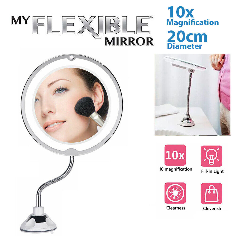 10X LED Magnifying Makeup Mirror 360 degrees Rotation V178-66822