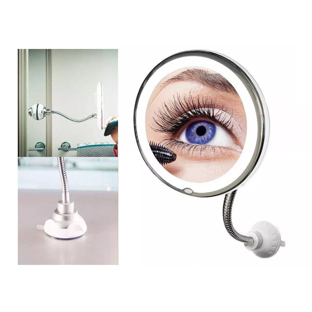 10X LED Magnifying Makeup Mirror 360 degrees Rotation V178-66822