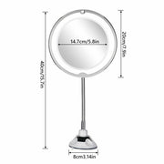 10X LED Magnifying Makeup Mirror 360 degrees Rotation V178-66822