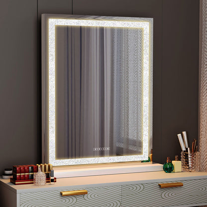 Crystal Vanity Mirror 80CM LED Bluetooth Magnifying V178-66828