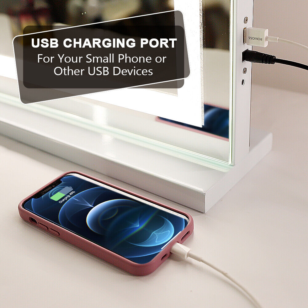 LED Makeup Mirror Bluetooth Touch Sensor Hollywood Vanity V178-66829