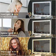 LED Makeup Mirror Bluetooth Touch Sensor Hollywood Vanity V178-66829