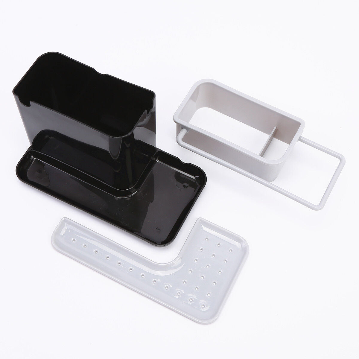 21cm Kitchen Sink Caddy Suction Sponge Soap Holder Organizer 13cm V178-66831