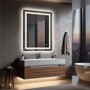 600x800mm LED Bathroom Mirror RBG Anti-Fog Aluminum V178-66832