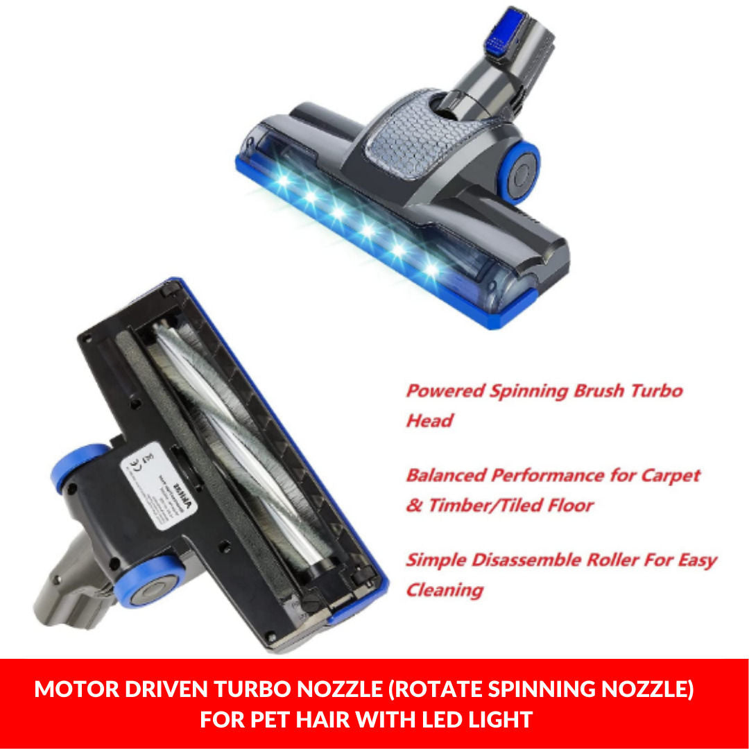 Enigma V8 22.2v Cordless Stick Vacuum Cleaner Blue + Toolkit V178-66858