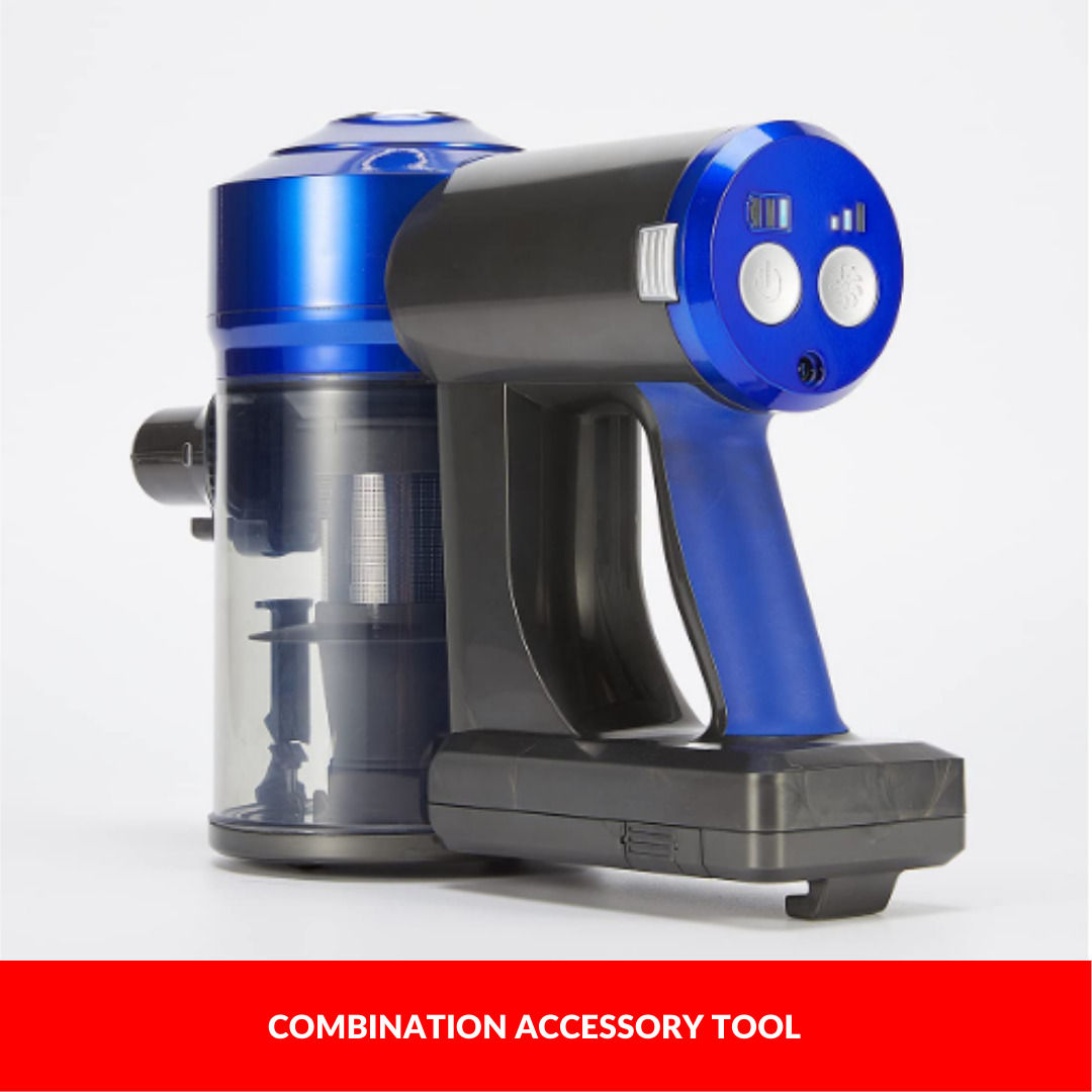 Enigma V8 22.2v Cordless Stick Vacuum Cleaner Blue + Toolkit V178-66858