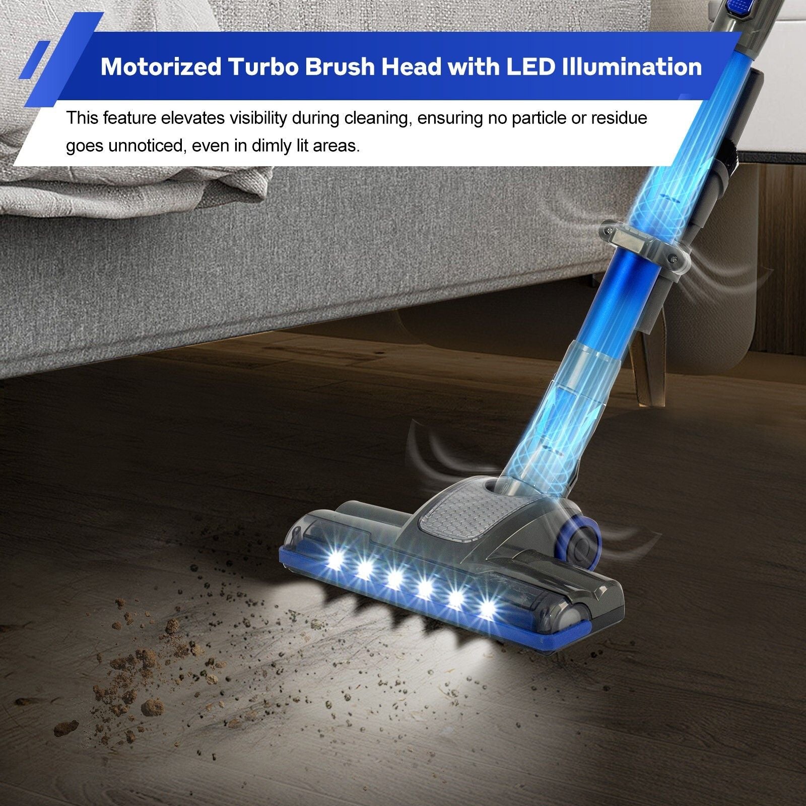 V8 150W Handheld Stick Vacuum Cleaner 40 Min Runtime LED V178-66859