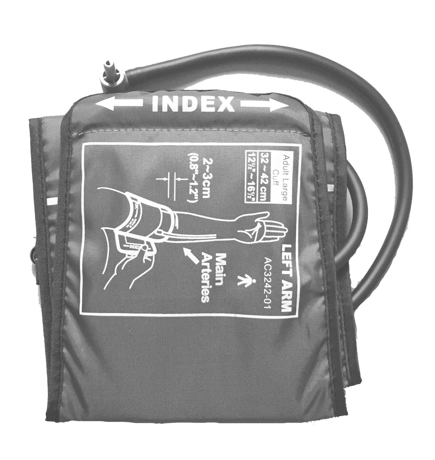 Automatic Upper Arm Blood Pressure Monitor Large Cuff 32-42cm V178-66866